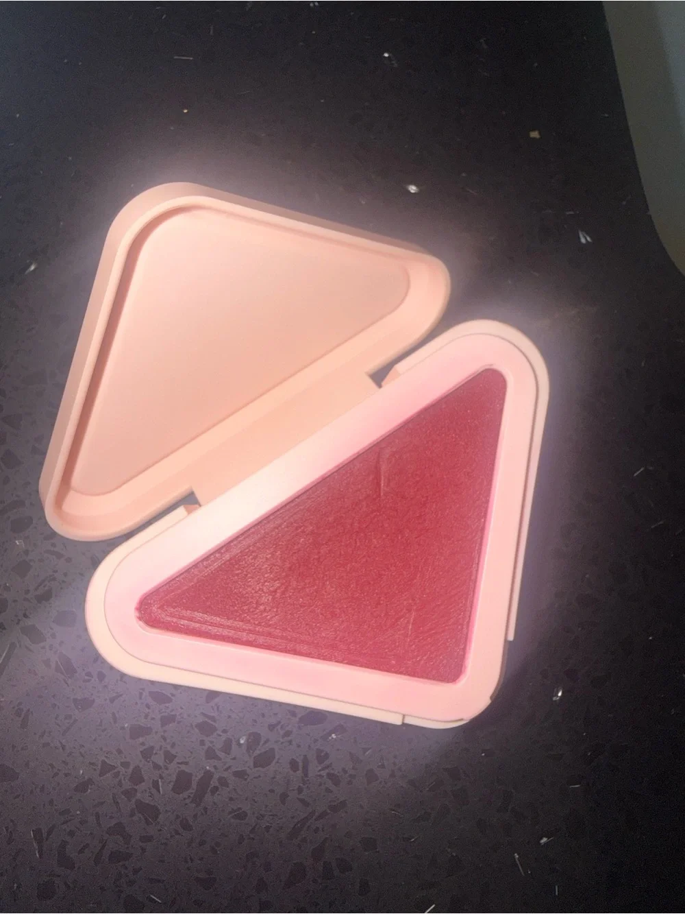 Prada Milano Women’s Triangle Logo Accessory - Light Pink